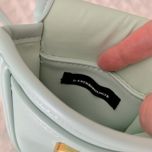 Anthropologie Mini Crossbody Soft Mint/Seafoam/Celadon Green - Picture 4 of 12